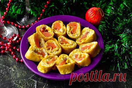 ​Рулет с семгой