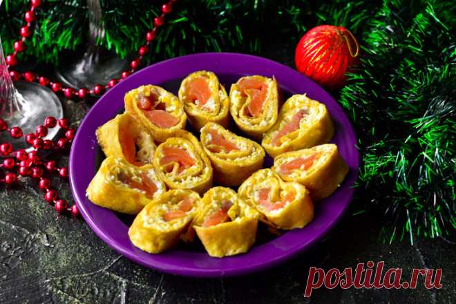 ​Рулет с семгой