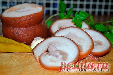 Сало в луковой шелухе - самый простой способ приготовления