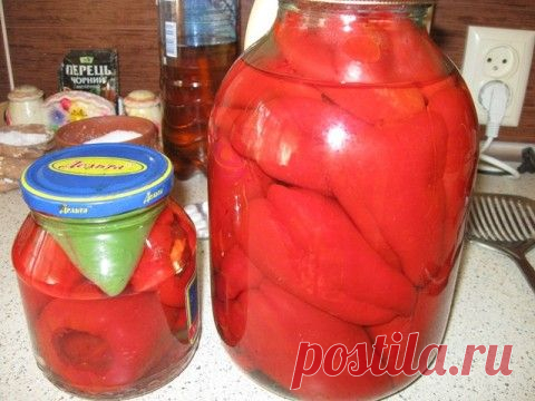 Домашние заготовки :Перец болгарский,Грибы маринованные