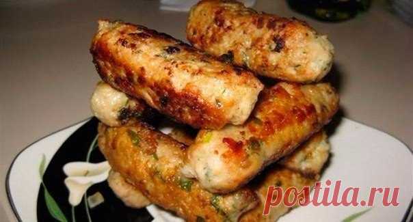 Куриные колбаски