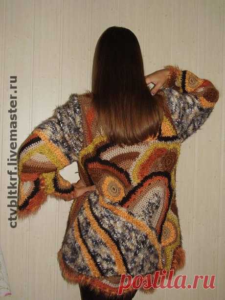 джемпер &quot;Теплое Рождество&quot; - Нерегулярное вязание,фриформ,осенняя мода