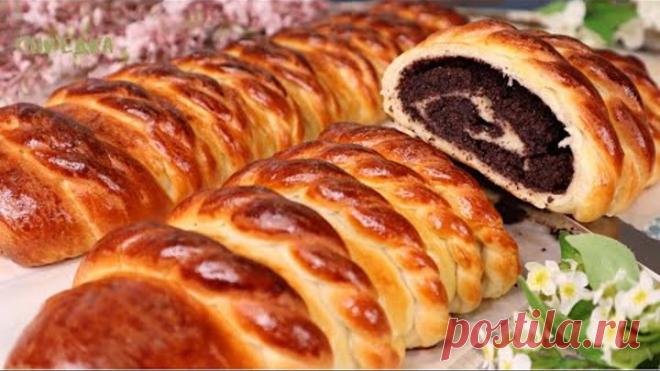 Пасхальный МАКОВЫЙ РУЛЕТ – СОЧНАЯ начинка, и МЯГКОЕ ТЕСТО | Оливьедка