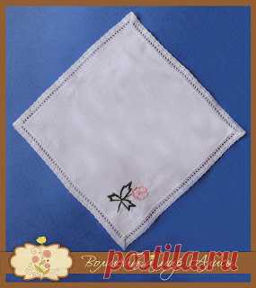 Волшебный мир Алисы: Носовой платочек с кружевом (белый 2 шт.)