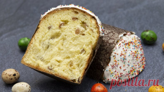 Сливочный кулич 