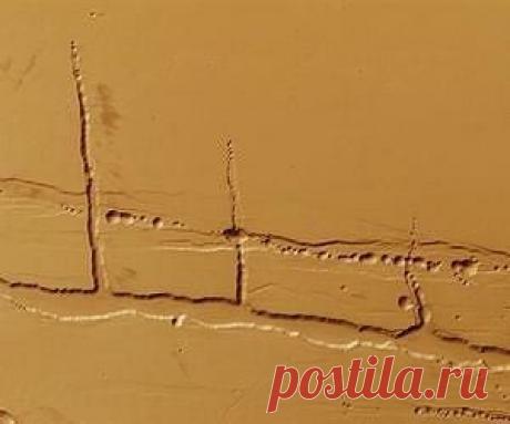 Оказывается, на Красной Планете, существует множество лавинных туннелей / Интересный космос