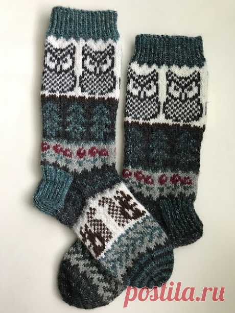 Жаккардовые совы, белочки, вишенки и елочки!