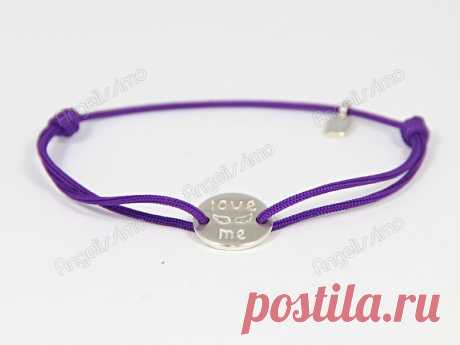 Браслет веревочный &quot;Love me&quot; от Amorem