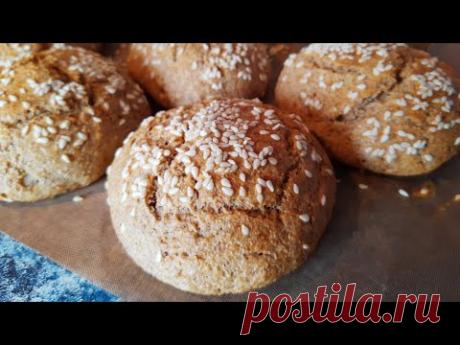 Приготовление полезных ржаных бездрожжевых булочек