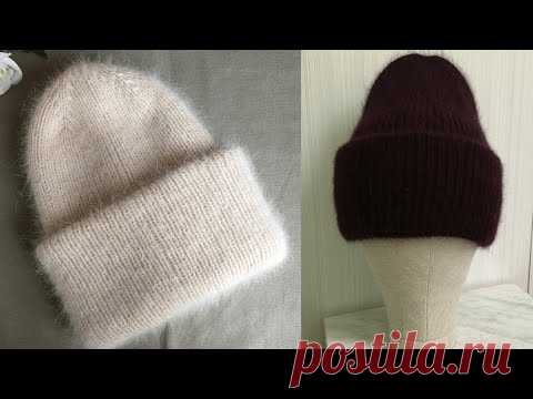 МЕГА ХИТ ЭТОЙ ЗИМЫ! ДВУСТОРОННЯЯ ШАПКА С ОТВОРОТОМ С КЛАССНОЙ МАКУШКОЙ! KNITTEDHAT