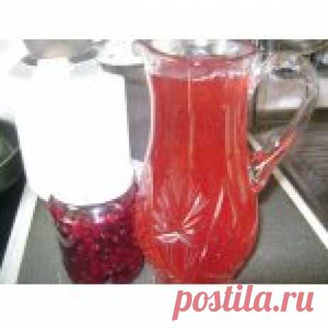 Клюквенный морс с мятой Кулинарный рецепт