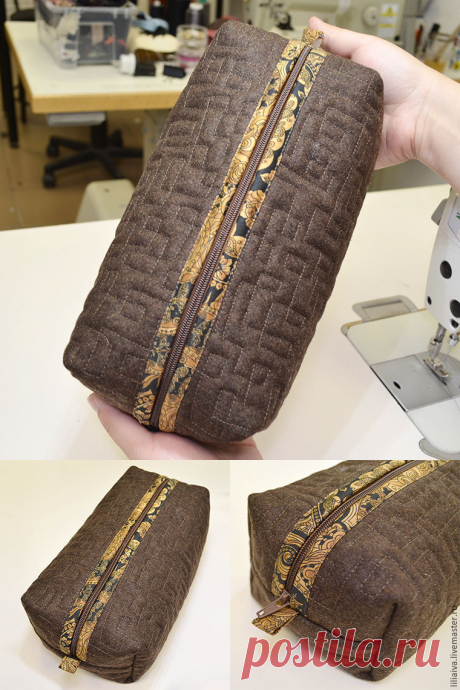 Шьем дорожную косметичку - Ярмарка Мастеров - ручная работа, handmade