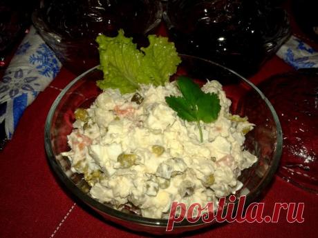 Советский «Оливье» (с докторской колбасой)