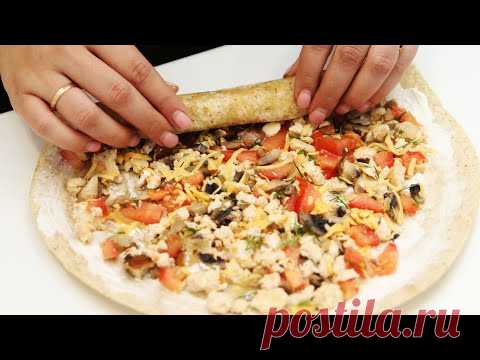 КОГДА ХОЧУ ЧТО-ТО ВКУСНОЕ, но мало ВРЕМЕНИ, готовлю Это! Быстрый Рецепт Из Лаваша!
