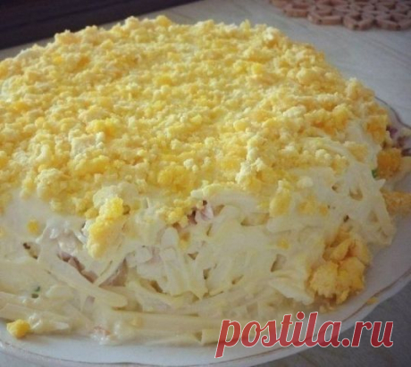 Очень вкусный салатик - Лучшие кулинарные рецепты интернета