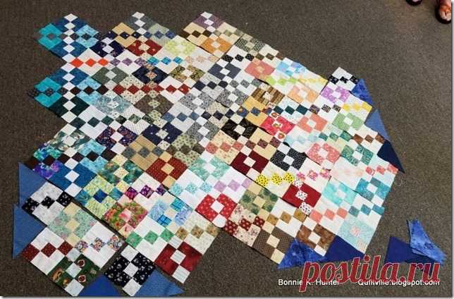 Quiltville's Quips & Snips!!: Stitchin’ in the Rain, Just Stitchin’ in the Rain!