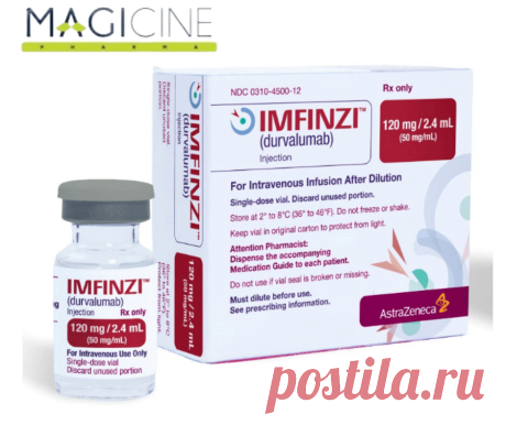 Imfinzi is a prescription medication that is available in two strengths which are 120mg/2.4ml and 500mg/10ml. This anti-cancer medication comes in the form of an injection. The active ingredient of this injection is durvalumab. It is used in the treatment of those patients who have non-small cell lung cancer. This injection can only be administered intravenously by a doctor. It is used when cancer has spread to other parts of the body or cannot be treated through surgery. The durvalumab 500 mg c