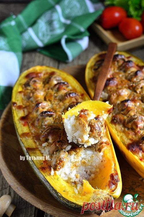 Кабачок фаршированный 