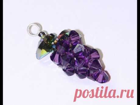 Beading Ideas - How to make a swarovski elements bunch of grapes