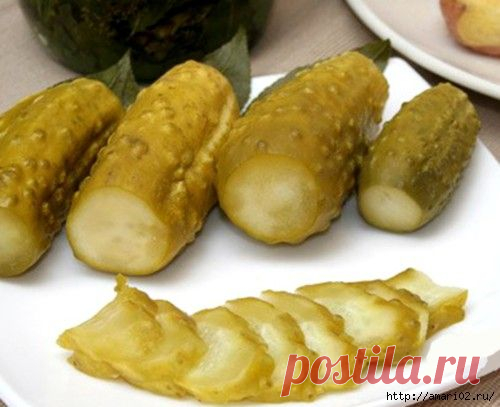 Огурцы из микроволновки