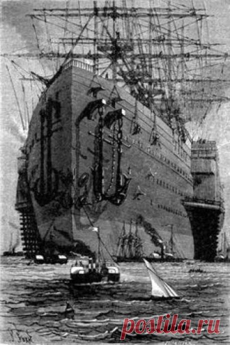 The Illustrated Jules Verne  Une Ville flottante (1869)  29 illustrations by Jules-Descartes Férat