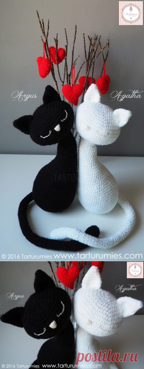 Amigurumi Patrón: Gatitos Agatha y Argus de Tarturumies – Tarturumies