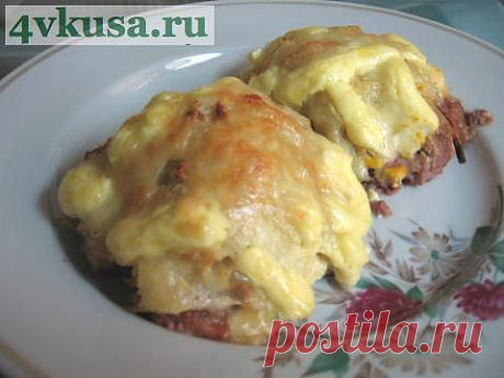 Стожки из фарша и картофеля. Фоторецепт. | 4vkusa.ru