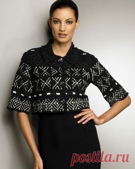 День вплетается в ночь - платье и жакет от Oscar de la Renta