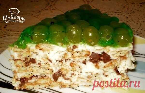 Вкусный торт без выпечки