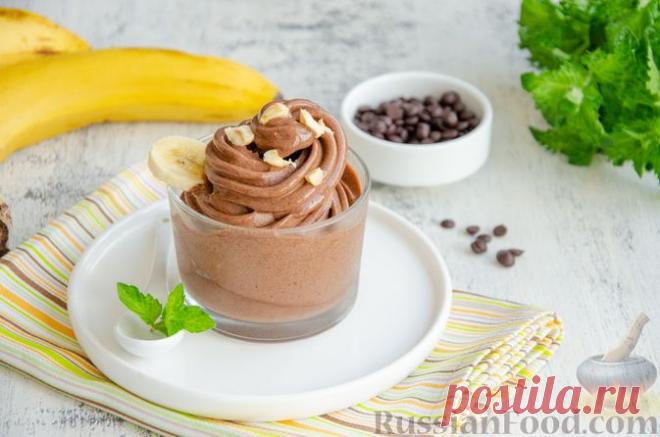 Рецепт: Банановое мороженое с какао на RussianFood.com
