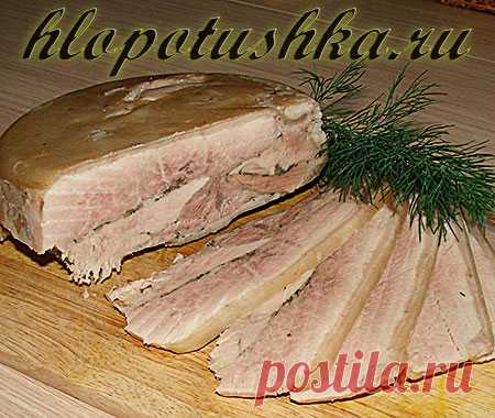 Домашняя ветчина из свиной рульки