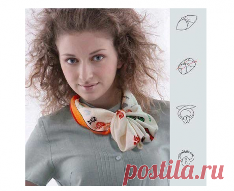 Красиво завязать платок. Рукоделие идеи и советы handmade | ВКонтакте