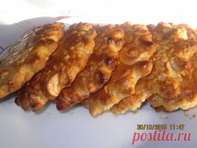 Коржики песочные с орешками по Госту