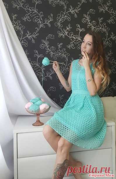 . Платье Тиффани крючком - Вязание - Страна Мам