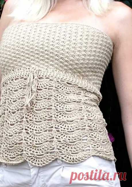 Prácticas Ideas para el Hogar...: Esquema para realizar Top Pattern en Crochet
