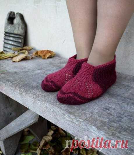 Тапочки от Etsy » Ниткой - вязаные вещи для вашего дома, вязание крючком, вязание спицами, схемы вязания