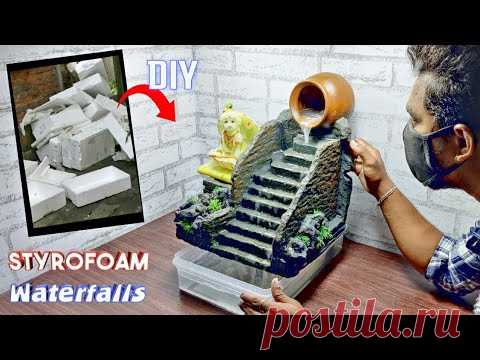 Awesome Wonderful Desktop Indoor Biggest Tabletop Waterfalls | Amazing Antique Mountain Waterfalls