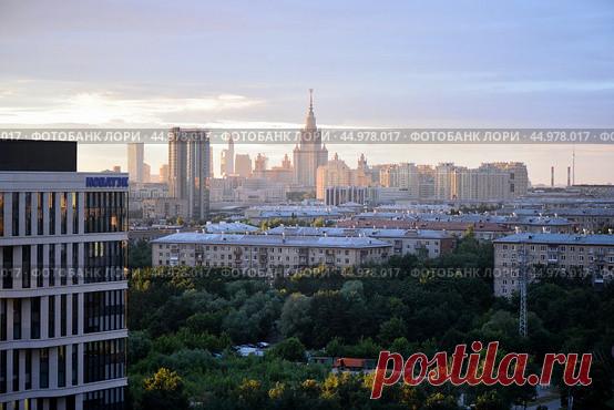 Moscow city view from above (2013 год) Редакционное фото, фотограф Ilaronsia / Фотобанк Лори