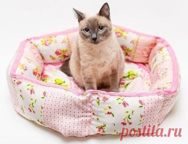 Шьем спальное место для котиков своими руками