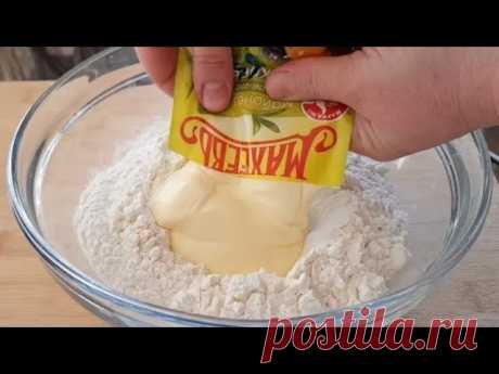 Просто перемешайте Майонез с мукой‼️Мало кто знает этот секретный рецепт‼️