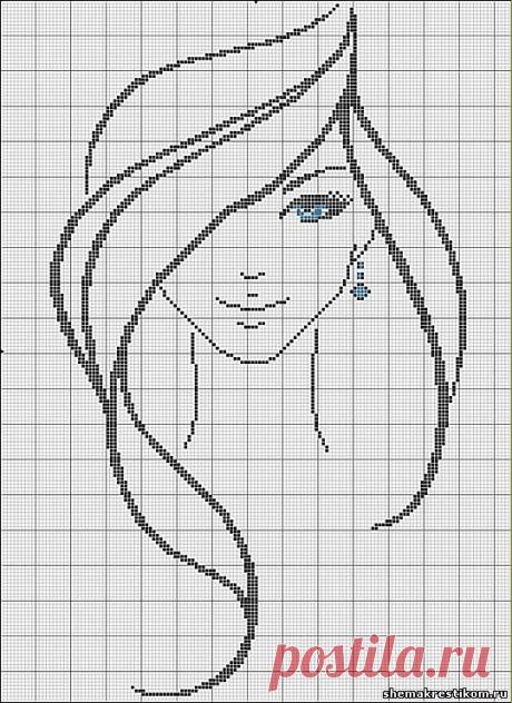 Вышивка крестиком монохром - 20 Июня 2012 - Новые вышивки - Вышивка