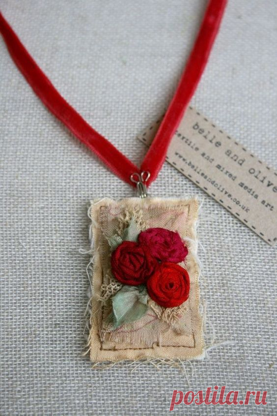 Hearts | clothes to live in | Fabric jewelry, Fabric art and Craft