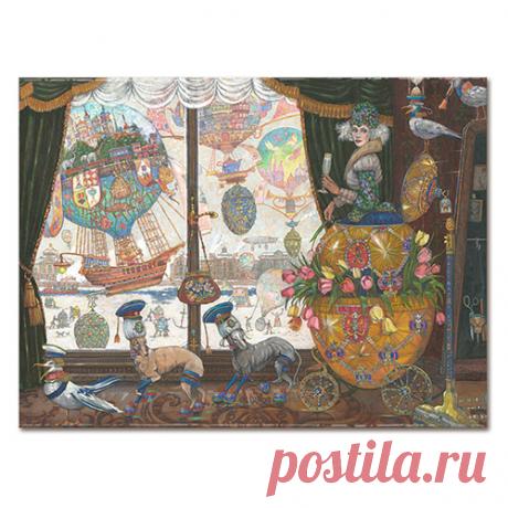 "Вылет в свет" Керамическая плитка 15х20 см - купить по выгодной цене | Artangels.ru