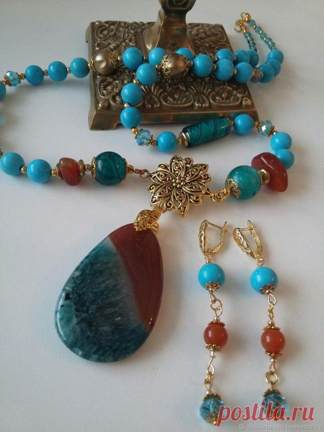 Комплект украшений: СИМОНА – купить на Ярмарке Мастеров – OFN5WRU | Комплекты украшений, Петушки