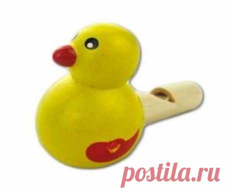 Деревянная игрушка Mapacha Свистулька Уточка