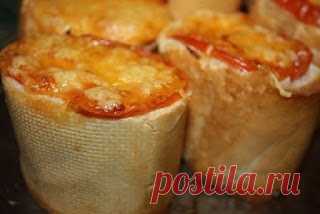 Самые вкусные рецепты: &#171;Пеньки&#187; из багета с куриной начинкой и сыром