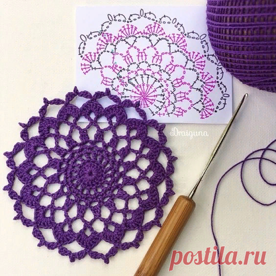 круглые кружочки крючком | Ольга Цебина | Яндекс Дзен