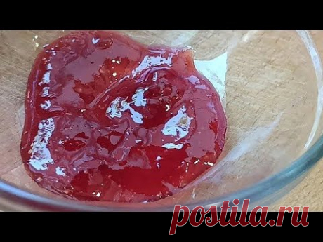 Густой клубничный джем без загустителя. Легко и оочен вкусно!