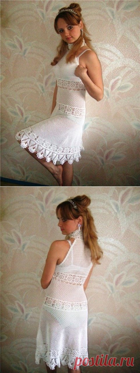 Ажурное платье, на праздник или на каждый день - Платье.Сарафан