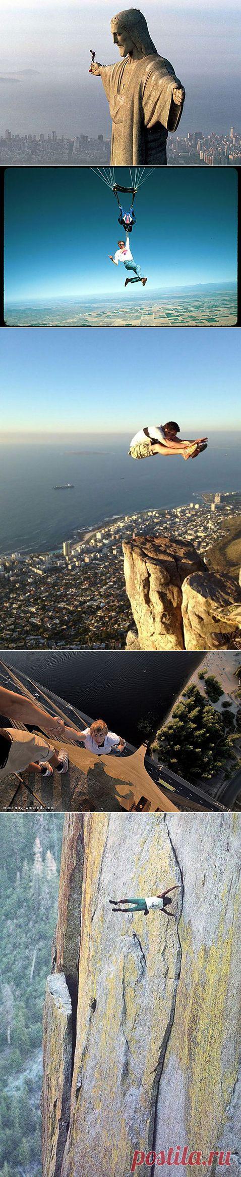 Есть такая категория людей, у которых повседневный размеренный быт и спокойное существование вызывает настоящий зуд в заднице. Ради адреналина они готовы на такое, от чего у большинства обывателей перехватывает дух.